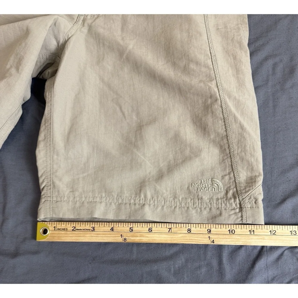 The North Face T150 T550 Short Court Convertible Hiking Shorts Men's 32 Beige
